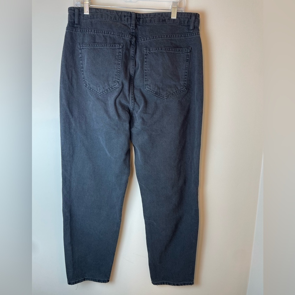 TRENDYOL Women’s Gray Black Mom Jean Denim Size 12 - Picture 6 of 10